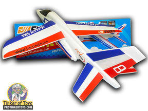 Model airplane kit for Alpha Jet, packaged with instructions for Firefox Toys FMS073R