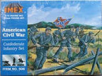 Civil War soldiers in formation with American flag in a field setting for IMEX 506