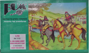 Miniature set: S.XIII China Army Horse Warlord's Camp figures and diorama for Bum 0181