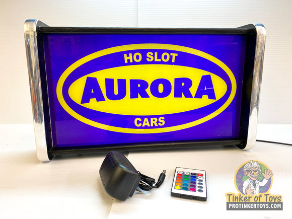 Aurora HO Slot Cars | Light Up Display Sign