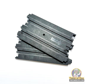 Set of two 5-inch straight model train tracks for Auto World H0069