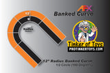 Banked Curve Track- 12” 1/2R | 70625 | AFX/Racemasters-AFX/Racemasters-[variant_title]-ProTinkerToys