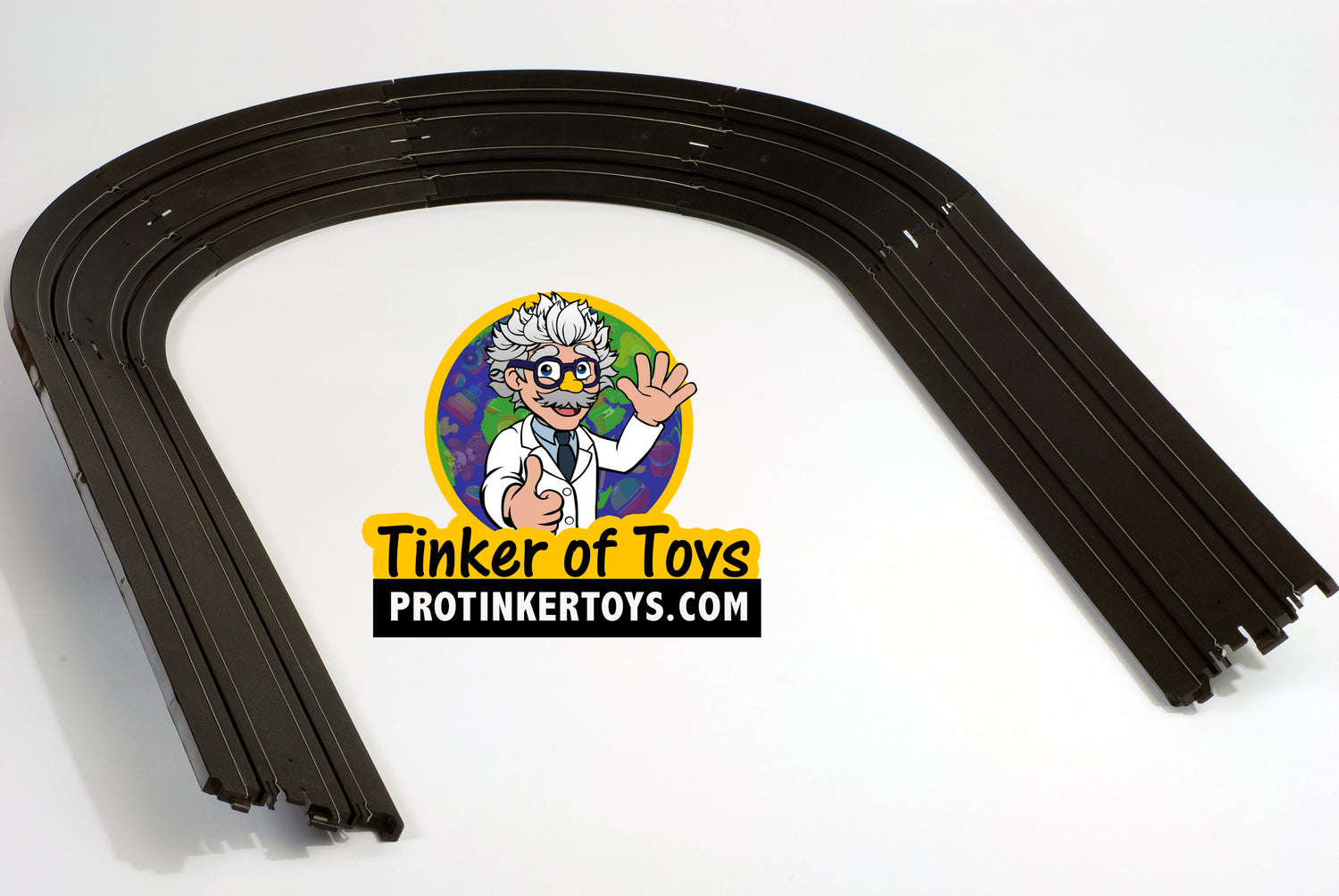 Banked Curve Track - 9” 1/2R | 70622 | AFX/Racemasters – ProTinkerToys.com