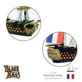 Black Seas: French Navy - 1st Rate |  WLG 792412003 | Warlord Games