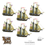 Black Seas: Schooners squadron |  WLG 792410003 | Warlord Games