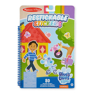 Blue’s Clues & You! Restickable Stickers Pad - Places Blue Loves | 33003 | Melissa & Doug-Melissa & Doug-[variant_title]-ProTinkerToys