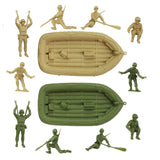 WW2 US Soldiers Marx Army Men Beach Assault – Green VS Tan | 48575 | BMC-BMC-[variant_title]-ProTinkerToys