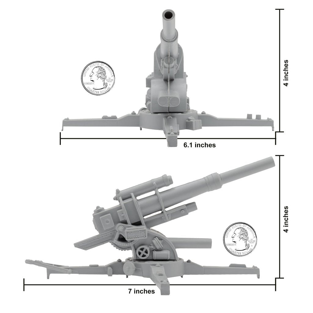 WW2 German 88MM Artillery - Gray | 67006 | BMC – ProTinkerToys.com
