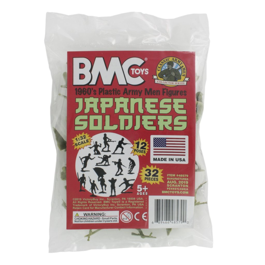 Marx Japanese Army Men – Khaki-Green | 48579 | BMC – ProTinkerToys.com