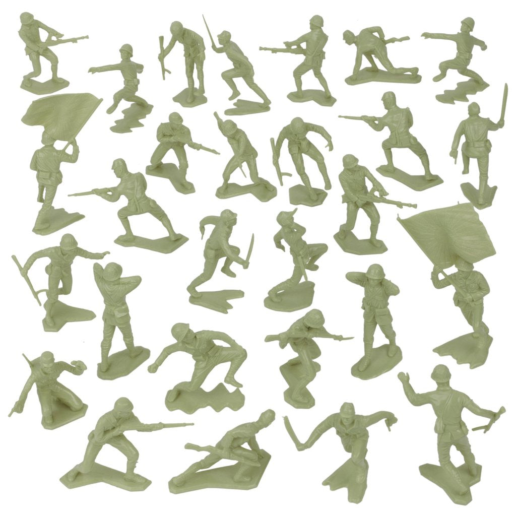 Marx Japanese Army Men – Khaki-Green | 48579 | BMC – ProTinkerToys.com