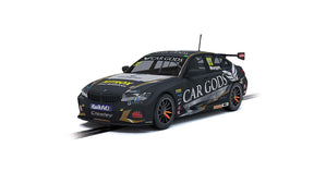 Black BMW 330i NGTC slot car replica from the 2021 BTCC for Scalextric C4306