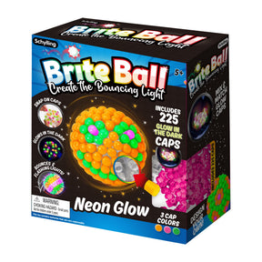 Bouncing light toy set with glow-in-the-dark caps and colorful balls for Schylling BRB