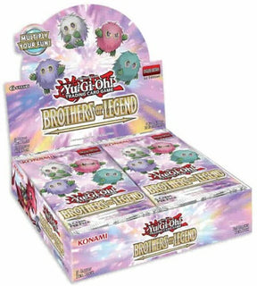 Booster pack box for Yu-Gi-Oh! Brothers of Legend trading cards for 85517