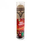 Candle featuring a bull skull design and "Bull Roarer" text for Channel Craft ROARB