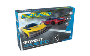 Race set box featuring yellow and red scale model cars for Scalextric 1/32 C1422T