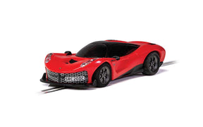 Red 1/32 scale slot car replica of a sports car for 1/32 slot cars Scalextric C4170