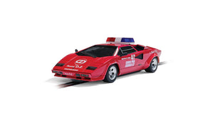 Red Lamborghini Countach safety car model from the 1983 Monaco GP for Scalextric C4329