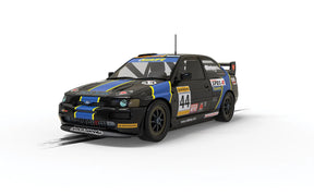 Ford Escort Cosworth WRC model car, black and blue livery for Scalextric C4427