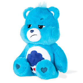 Blue Care Bear plush toy with a cloud tummy symbol for Schylling 22400