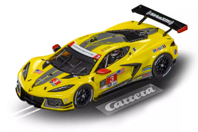 Yellow race car model, Chevrolet Corvette C8.R, number 3 for Carrera Evolution 20027677
