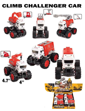 Set of four climbing construction vehicles in various sizes for BVP 88572