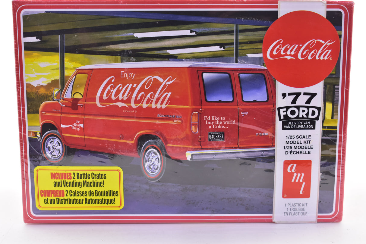 Coca-Coka 1977 Ford Delivery Van 1:25 | AMT1173 | Amt Model