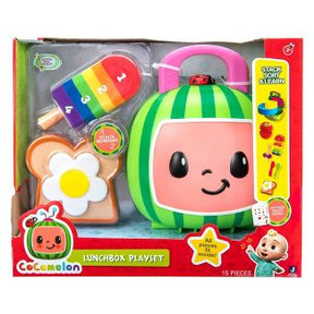 CoComelon lunchbox playset with stacking and sorting toys for kids for 40011