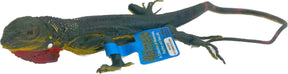 Small iguana toy reptile figure with blue tag for Mamejo MAJ22222
