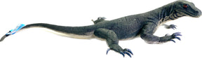 Komodo dragon reptile resting on white background for Mamejo MAJ22640