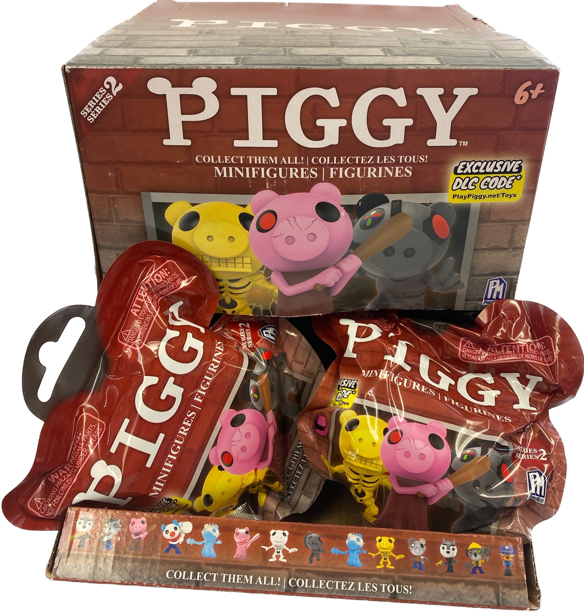  PIGGY - Minifigure Mystery Pack (3” Single Figure, Collect All  14, Series 1) [Includes DLC Items] : Toys & Games