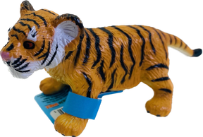 Small, orange and black tiger cub toy figurine for Mamejo MAJ55003