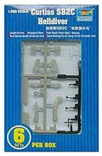 Model kit parts for Curtis SB2C Helldiver aircraft, 1/350 scale, 6 sets for Trumpeter 06211