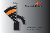 CURVE TRACK – 15″ 1/8R | 70613 | AFX/Racemasters