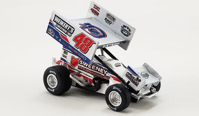 Diecast model of a winged sprint car, #48, sponsored by Weikert's Livestock for ACME Diecast A6422014