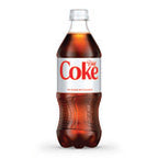 Brown glass bottle of Diet Coke soda for Coca-Cola 102604