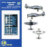 Douglas SBD-3 Dauntless 10 sets per Box 1:350 Scale | 06204 | Trumpeter Model Company-Arii-[variant_title]-ProTinkerToys