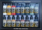 Set of 16 model air paint bottles in various colors for painting miniatures for Vallejo Paints 71178