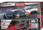 Slot car racing track set with cars and track pieces for fun for Carrera 20025239