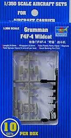 Plastic model parts for 1/350 scale Grumman F4F-4 Wildcat aircraft carrier for Trumpeter 06202
