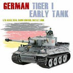 Remote control model tank, German Tiger I early version, 1/16 scale for IMEX TAG12012