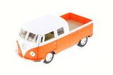 Kinsmart - Volkswagen Classical Bus Double Cab Pickup | 5387D | Kinsmart-Toy Wonders-Orange-ProTinkerToys