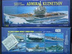 Scale model box art for Russian aircraft carrier Admiral Kuznetsov for Kitech 08M-019