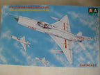 Scale model of Chinese F-7E supersonic jet in blue sky for IMEX Z-F 0003