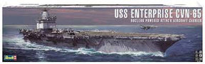 USS Enterprise CVN-65 model on the water for Revell Model 325