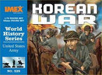 Korean War diorama set featuring US Army figures in action for IMEX 529