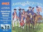 Revolutionary soldiers in formation, historical miniature set for IMEX 511