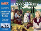Pioneers camping scene with figures, set for American History Series for IMEX 516