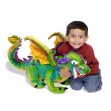 Dragon Giant Stuffed Animal | 2121 | Melissa & Doug-Melissa & Doug-[variant_title]-ProTinkerToys