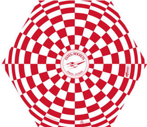 Red and white checkered parachute for model rockets for Estes EST2271
