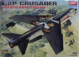 F-8P Crusader " French Navy Special " 1:72 Scale | 124107 | Academy Model Co.-IMEX-[variant_title]-ProTinkerToys